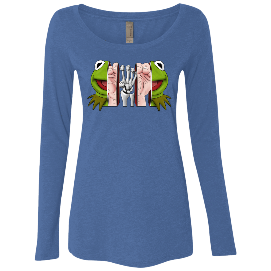 T-Shirts Vintage Royal / S Inside the Frog Women's Triblend Long Sleeve Shirt