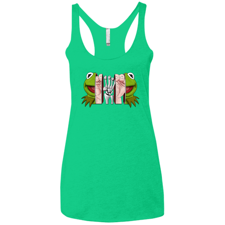 T-Shirts Envy / X-Small Inside the Frog Women's Triblend Racerback Tank