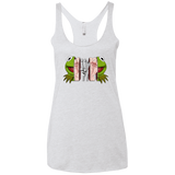 T-Shirts Heather White / X-Small Inside the Frog Women's Triblend Racerback Tank