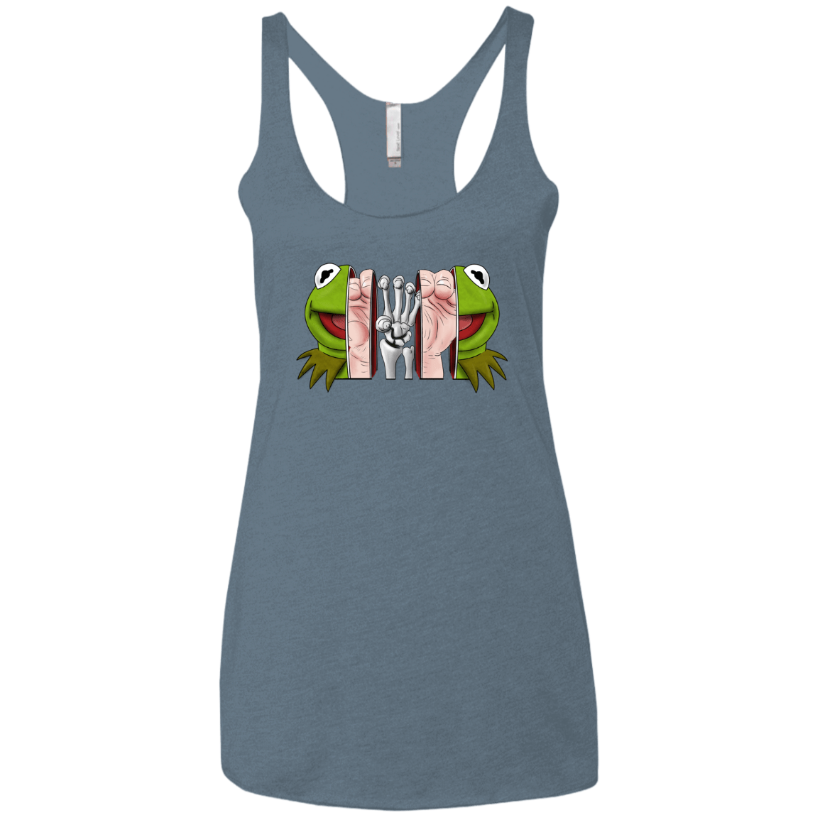 T-Shirts Indigo / X-Small Inside the Frog Women's Triblend Racerback Tank