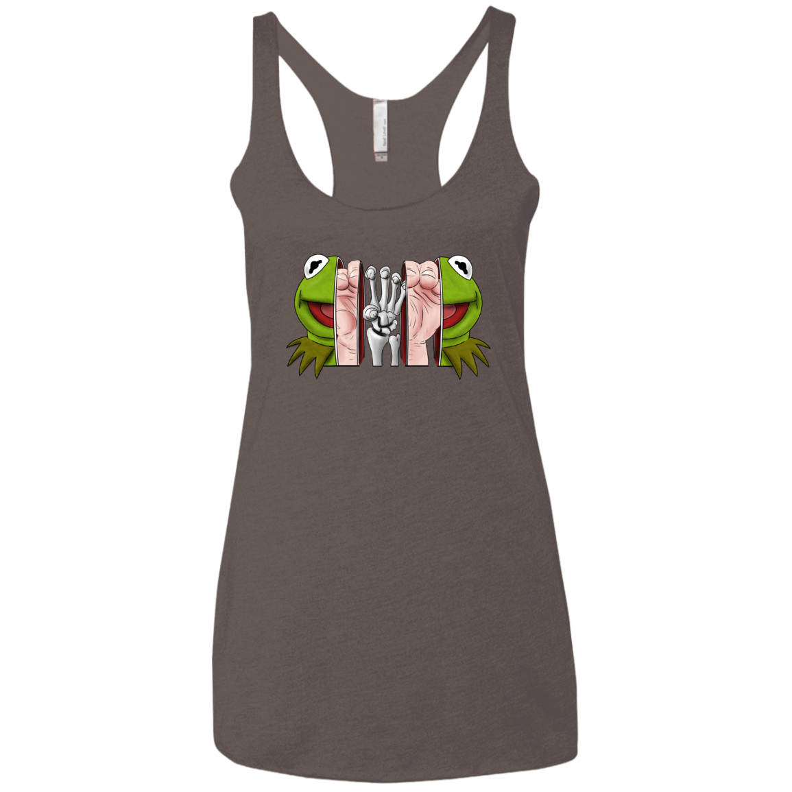 T-Shirts Macchiato / X-Small Inside the Frog Women's Triblend Racerback Tank