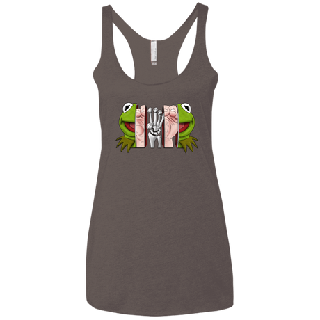 T-Shirts Macchiato / X-Small Inside the Frog Women's Triblend Racerback Tank