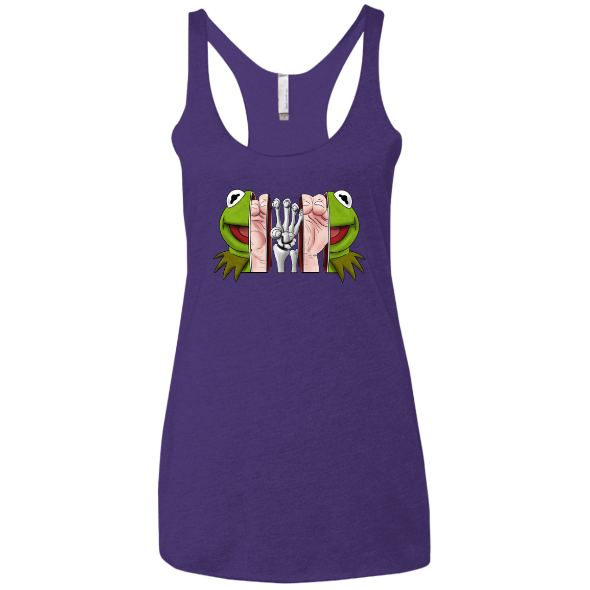 T-Shirts Purple Rush / X-Small Inside the Frog Women's Triblend Racerback Tank