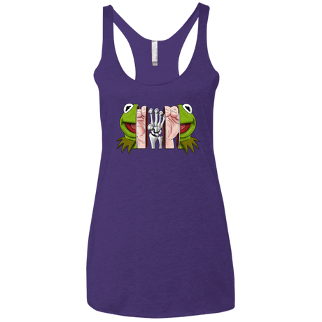 T-Shirts Purple Rush / X-Small Inside the Frog Women's Triblend Racerback Tank