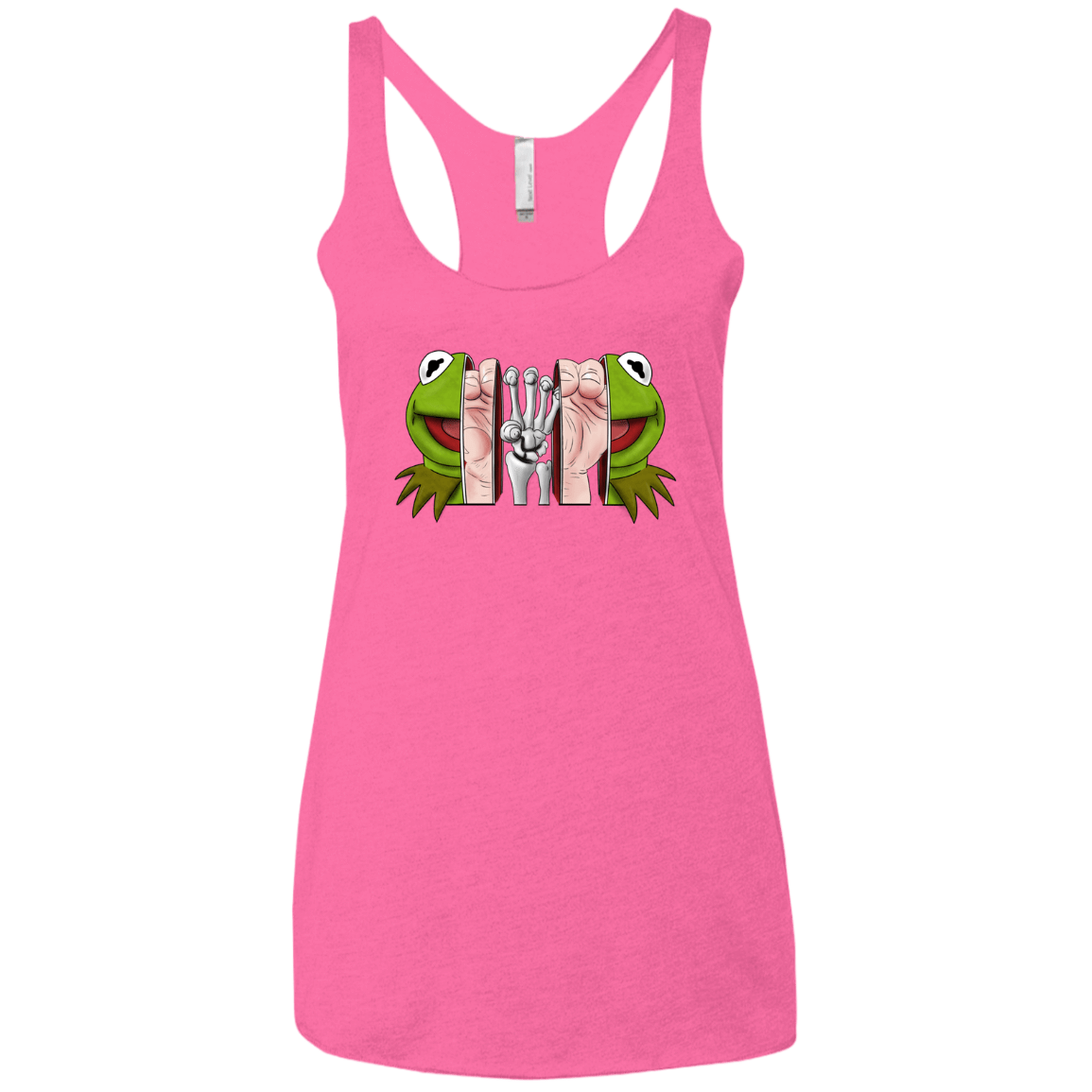 T-Shirts Vintage Pink / X-Small Inside the Frog Women's Triblend Racerback Tank