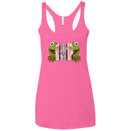 T-Shirts Vintage Pink / X-Small Inside the Frog Women's Triblend Racerback Tank