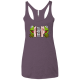 T-Shirts Vintage Purple / X-Small Inside the Frog Women's Triblend Racerback Tank
