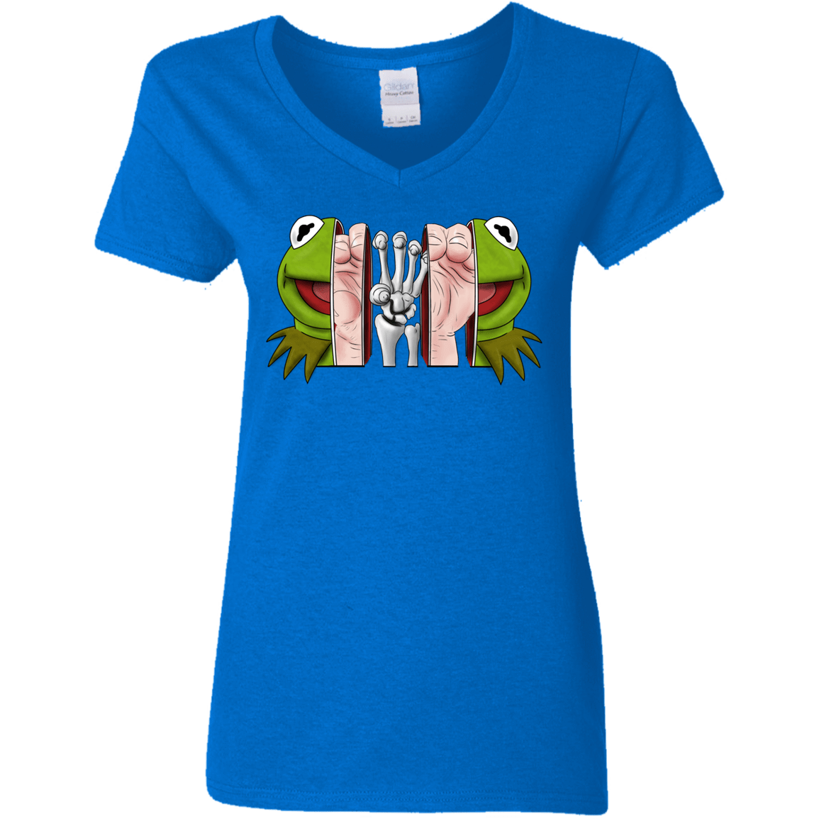 T-Shirts Royal / S Inside the Frog Women's V-Neck T-Shirt