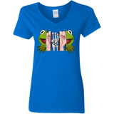 T-Shirts Royal / S Inside the Frog Women's V-Neck T-Shirt