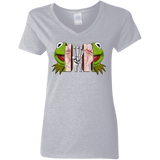 T-Shirts Sport Grey / S Inside the Frog Women's V-Neck T-Shirt