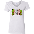 T-Shirts White / S Inside the Frog Women's V-Neck T-Shirt