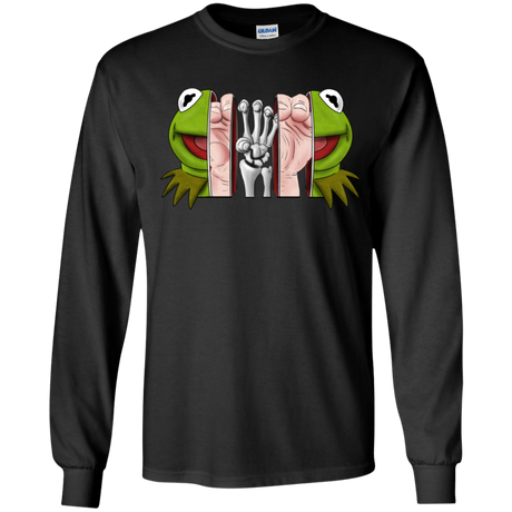 T-Shirts Black / YS Inside the Frog Youth Long Sleeve T-Shirt