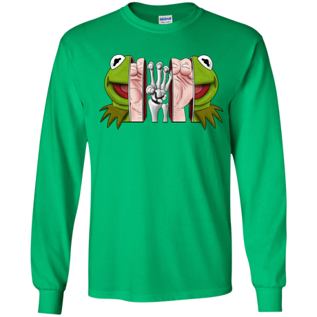 T-Shirts Irish Green / YS Inside the Frog Youth Long Sleeve T-Shirt