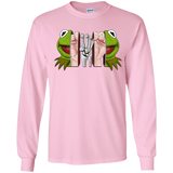 T-Shirts Light Pink / YS Inside the Frog Youth Long Sleeve T-Shirt