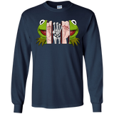T-Shirts Navy / YS Inside the Frog Youth Long Sleeve T-Shirt