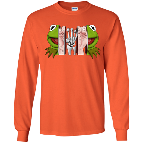 T-Shirts Orange / YS Inside the Frog Youth Long Sleeve T-Shirt