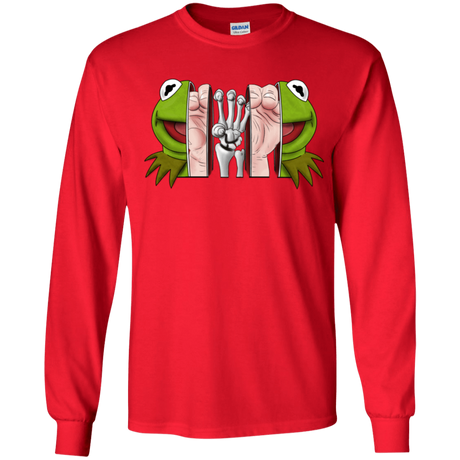 T-Shirts Red / YS Inside the Frog Youth Long Sleeve T-Shirt