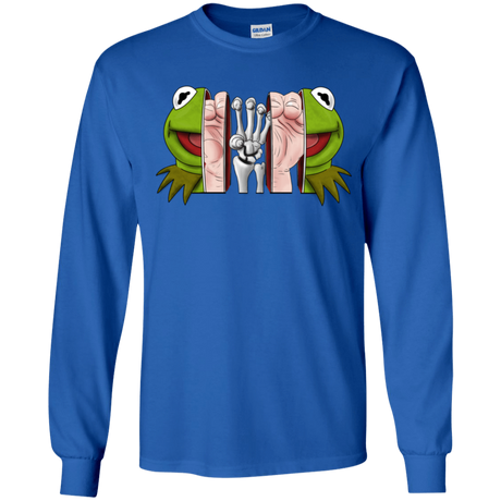 T-Shirts Royal / YS Inside the Frog Youth Long Sleeve T-Shirt