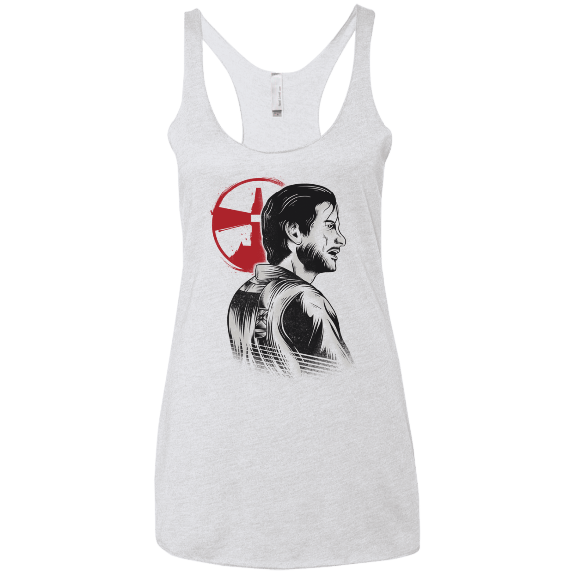 T-Shirts Heather White / X-Small Inside the Nightmare Women's Triblend Racerback Tank