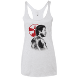 T-Shirts Heather White / X-Small Inside the Nightmare Women's Triblend Racerback Tank