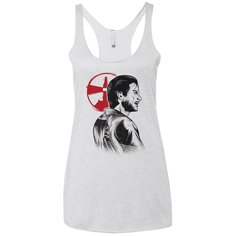 T-Shirts Heather White / X-Small Inside the Nightmare Women's Triblend Racerback Tank