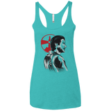 T-Shirts Tahiti Blue / X-Small Inside the Nightmare Women's Triblend Racerback Tank