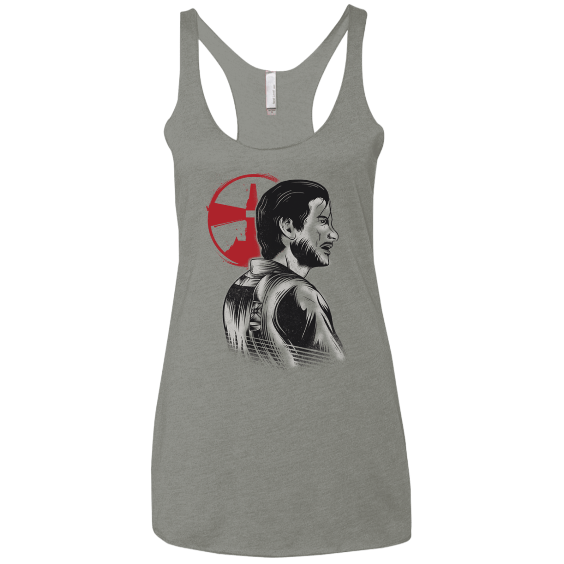 T-Shirts Venetian Grey / X-Small Inside the Nightmare Women's Triblend Racerback Tank