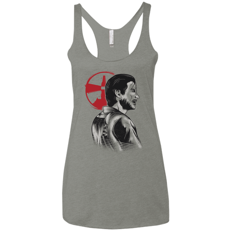 T-Shirts Venetian Grey / X-Small Inside the Nightmare Women's Triblend Racerback Tank