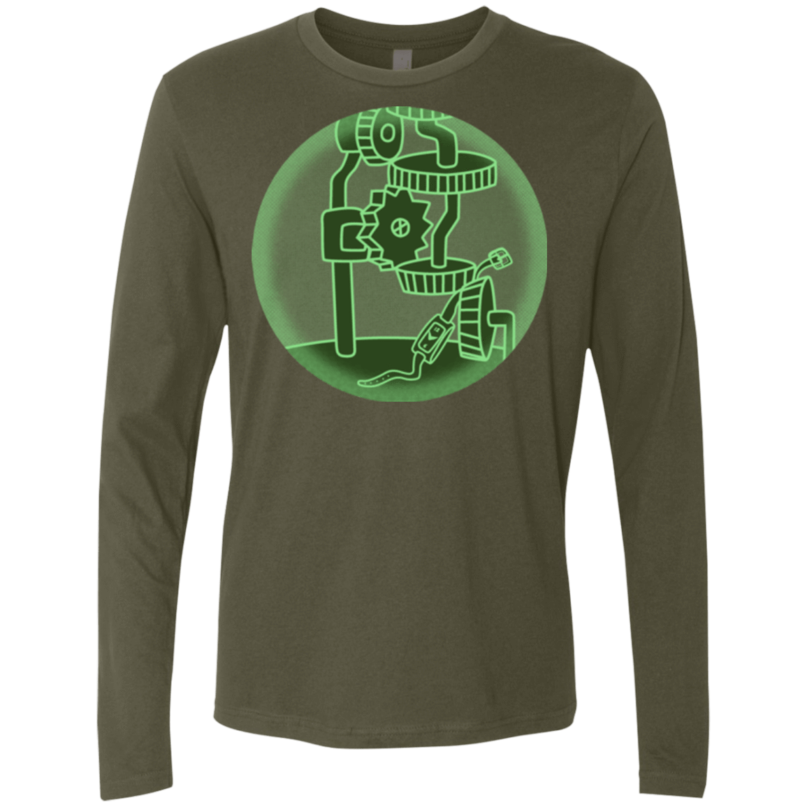 T-Shirts Military Green / Small Inside The Thief Men's Premium Long Sleeve