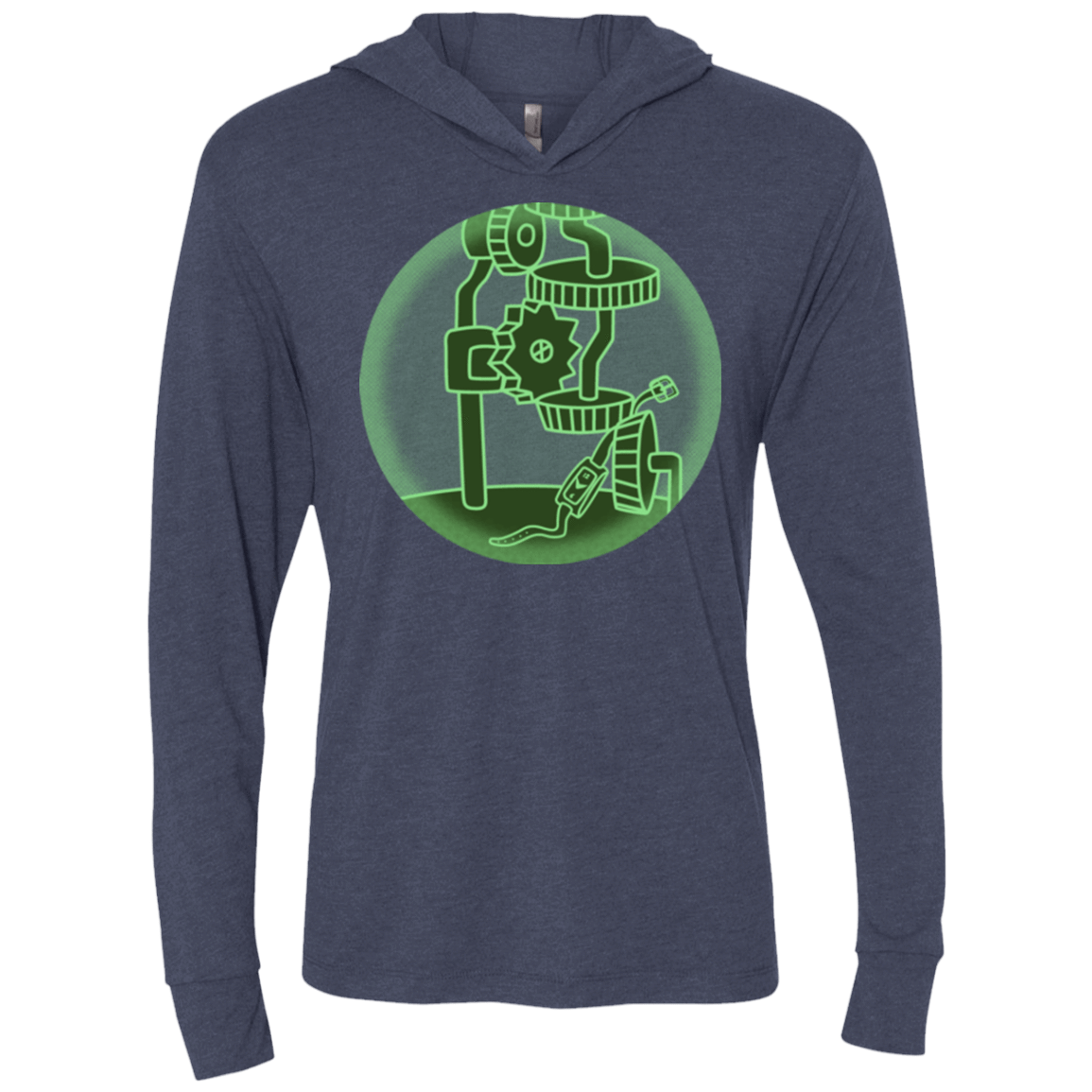 T-Shirts Vintage Navy / X-Small Inside The Thief Triblend Long Sleeve Hoodie Tee