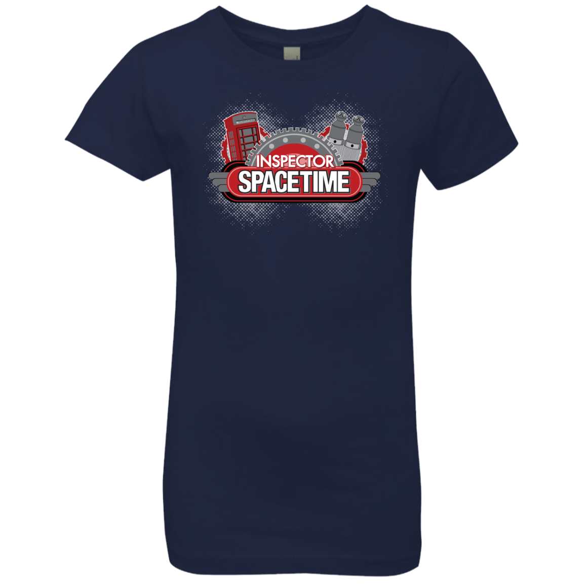 T-Shirts Midnight Navy / YXS Inspector Spacetime Girls Premium T-Shirt