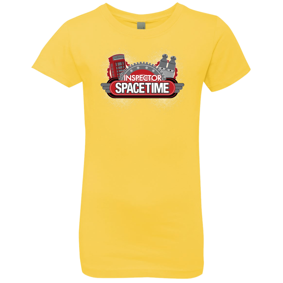 T-Shirts Vibrant Yellow / YXS Inspector Spacetime Girls Premium T-Shirt