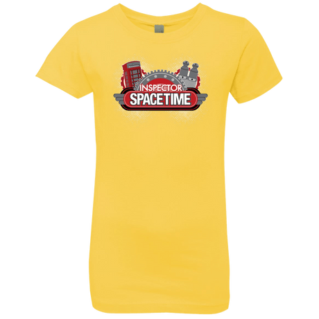 T-Shirts Vibrant Yellow / YXS Inspector Spacetime Girls Premium T-Shirt