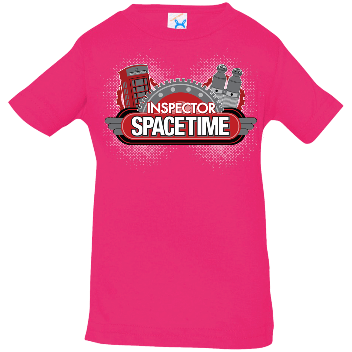 T-Shirts Hot Pink / 6 Months Inspector Spacetime Infant Premium T-Shirt
