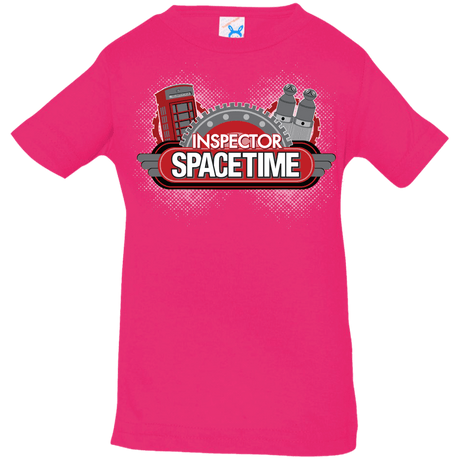 T-Shirts Hot Pink / 6 Months Inspector Spacetime Infant Premium T-Shirt