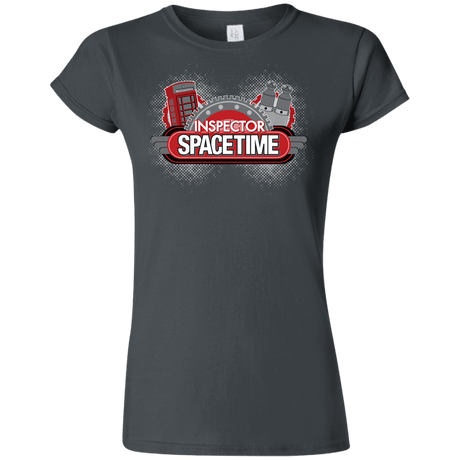 T-Shirts Charcoal / S Inspector Spacetime Junior Slimmer-Fit T-Shirt