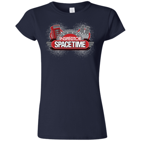 T-Shirts Navy / S Inspector Spacetime Junior Slimmer-Fit T-Shirt