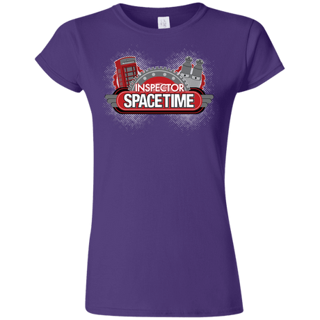 T-Shirts Purple / S Inspector Spacetime Junior Slimmer-Fit T-Shirt