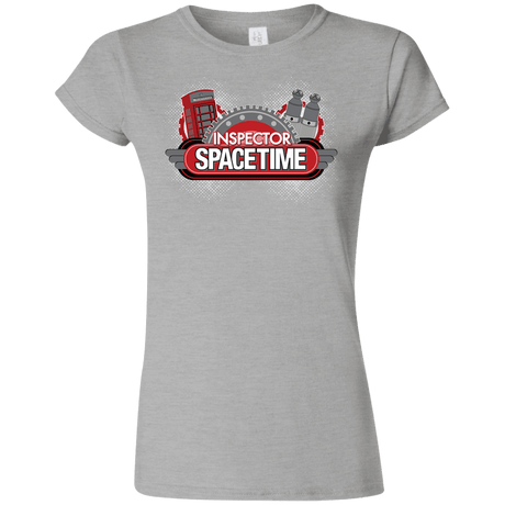 T-Shirts Sport Grey / S Inspector Spacetime Junior Slimmer-Fit T-Shirt