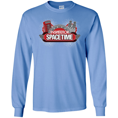 T-Shirts Carolina Blue / S Inspector Spacetime Men's Long Sleeve T-Shirt