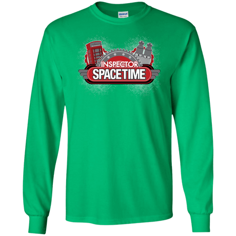 T-Shirts Irish Green / S Inspector Spacetime Men's Long Sleeve T-Shirt