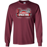 T-Shirts Maroon / S Inspector Spacetime Men's Long Sleeve T-Shirt
