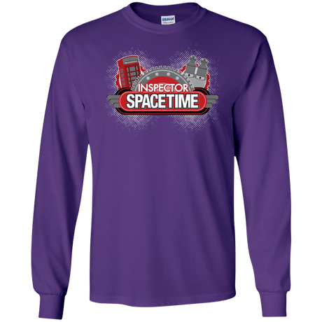 T-Shirts Purple / S Inspector Spacetime Men's Long Sleeve T-Shirt