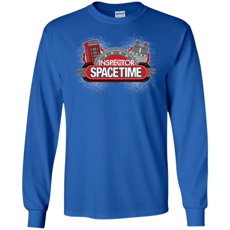 T-Shirts Royal / S Inspector Spacetime Men's Long Sleeve T-Shirt
