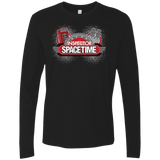 T-Shirts Black / S Inspector Spacetime Men's Premium Long Sleeve