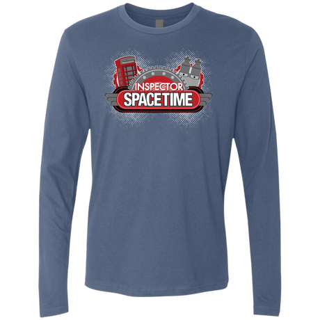 T-Shirts Indigo / S Inspector Spacetime Men's Premium Long Sleeve