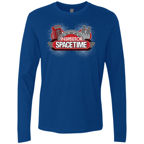 T-Shirts Royal / S Inspector Spacetime Men's Premium Long Sleeve