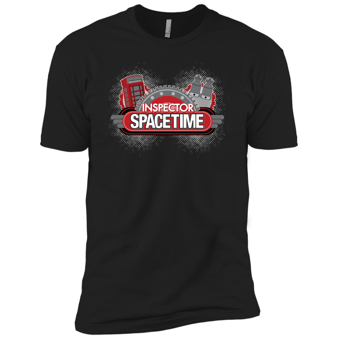 T-Shirts Black / X-Small Inspector Spacetime Men's Premium T-Shirt
