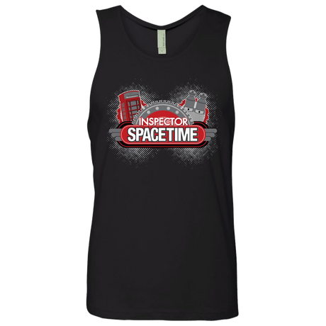 T-Shirts Black / S Inspector Spacetime Men's Premium Tank Top