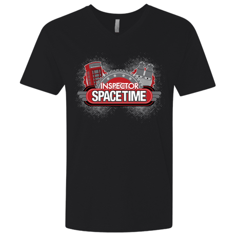 T-Shirts Black / X-Small Inspector Spacetime Men's Premium V-Neck